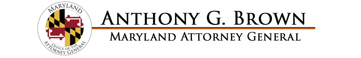 Maryland office of the attorney general header image